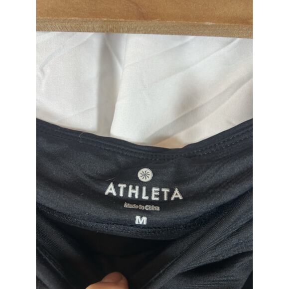 Athleta Women's Wick It Wader swim Skirt cover up cinched sides Size Medium - Picture 3 of 6